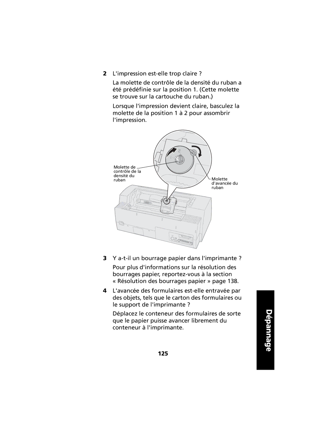 Lexmark 2400 manual 125 