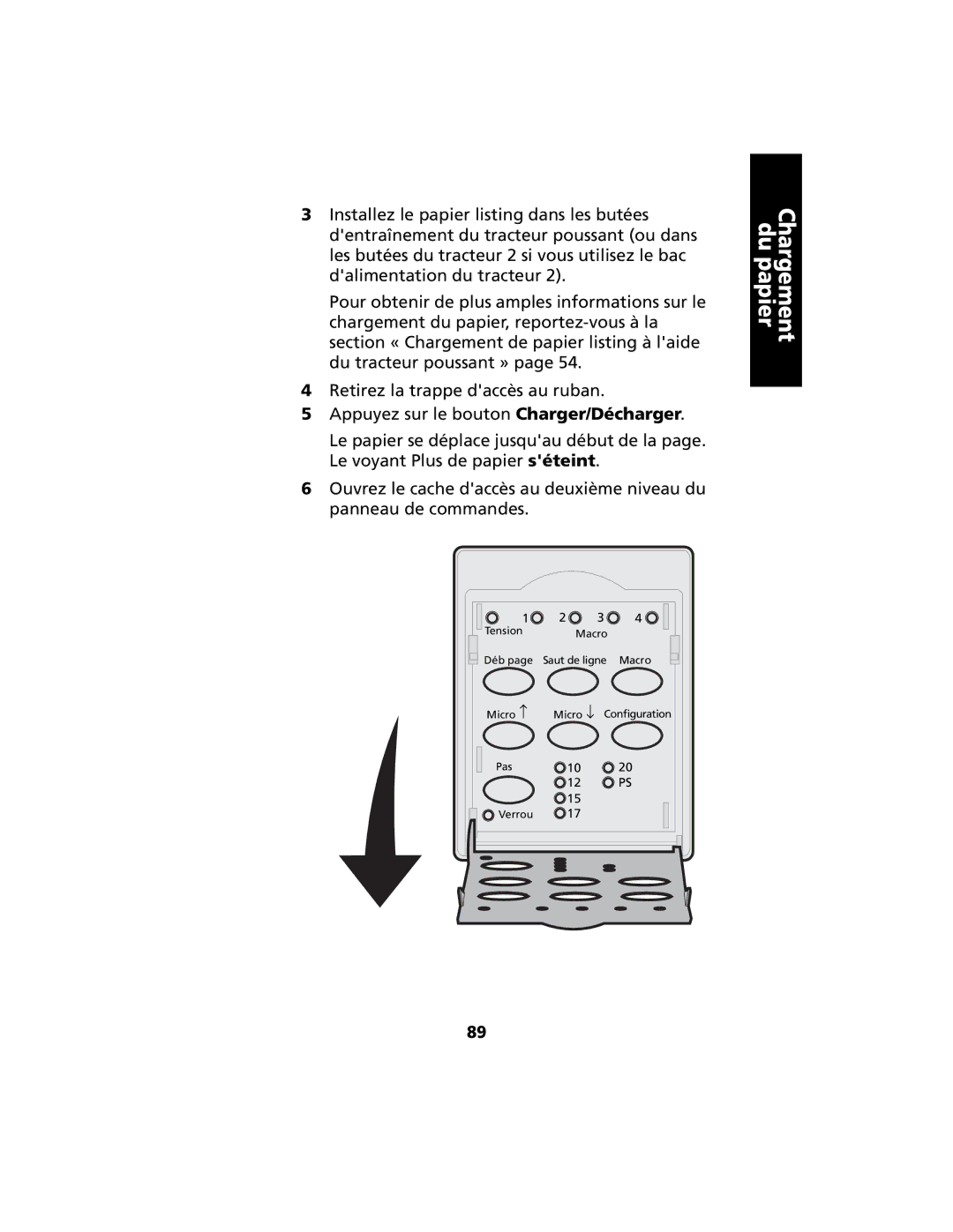 Lexmark 2400 manual Tension Macro Déb Saut de ligne 