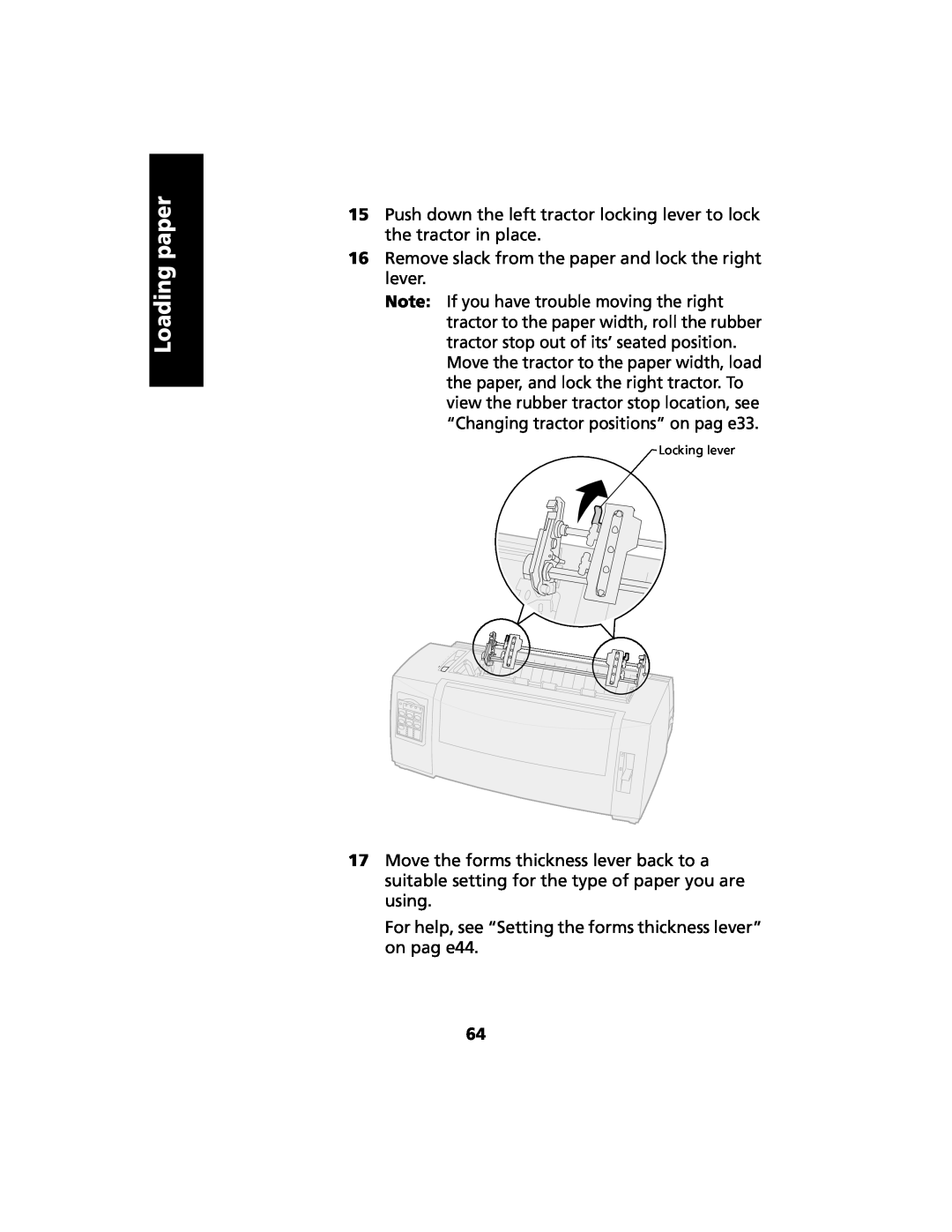 Lexmark 2480 manual Loading paper 