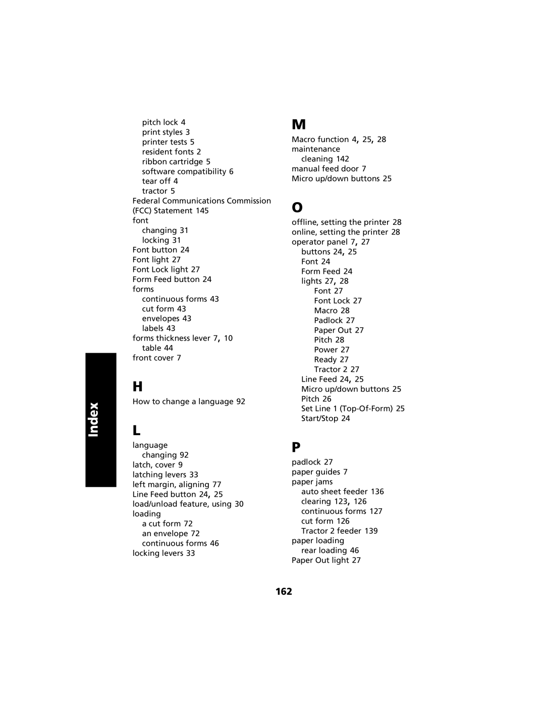 Lexmark 2480 manual 162 