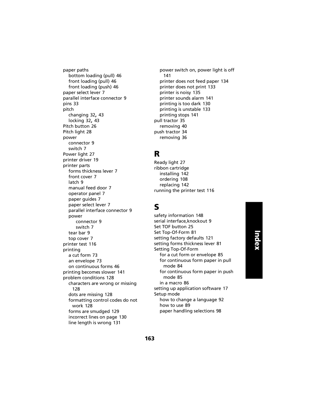 Lexmark 2480 manual 163 