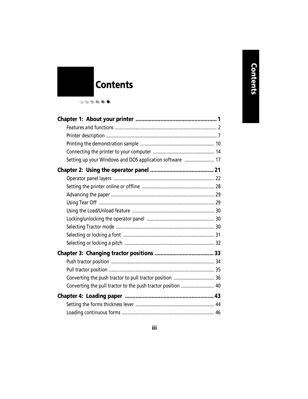 Lexmark 2480 manual Contents 