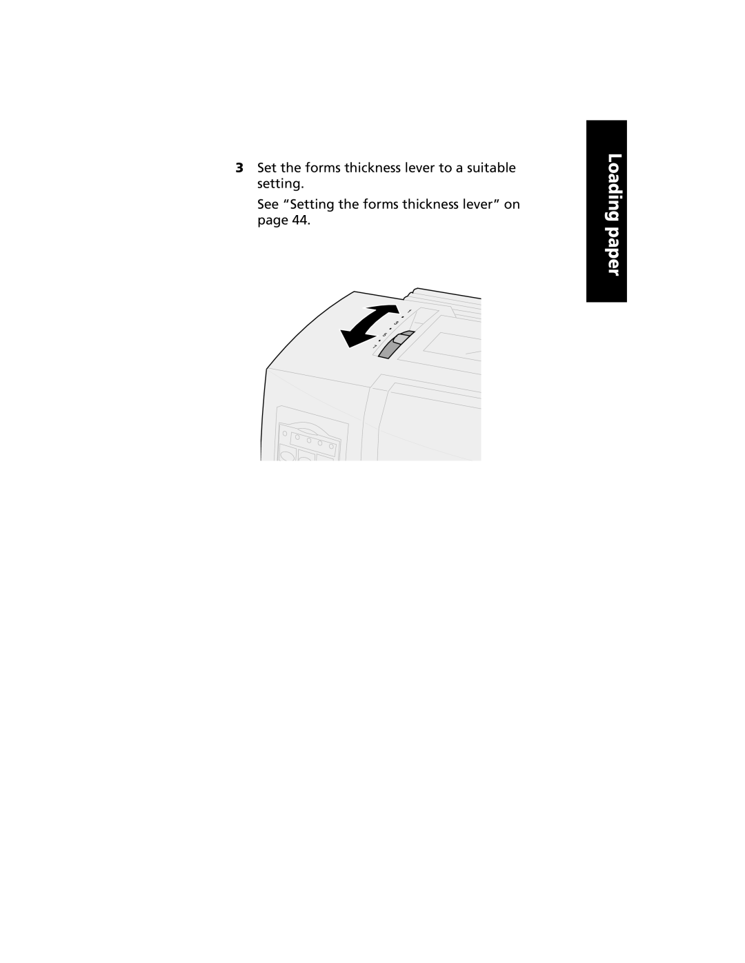 Lexmark 2480 manual Loading paper 