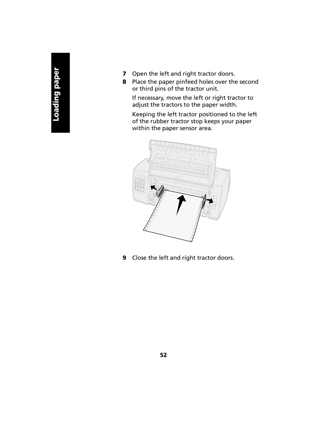 Lexmark 2480 manual Loading paper 