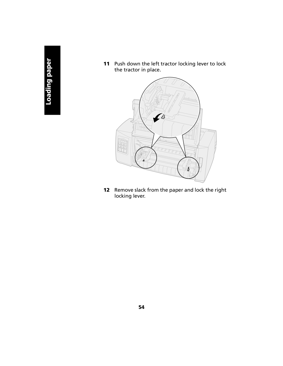 Lexmark 2480 manual Loading paper 