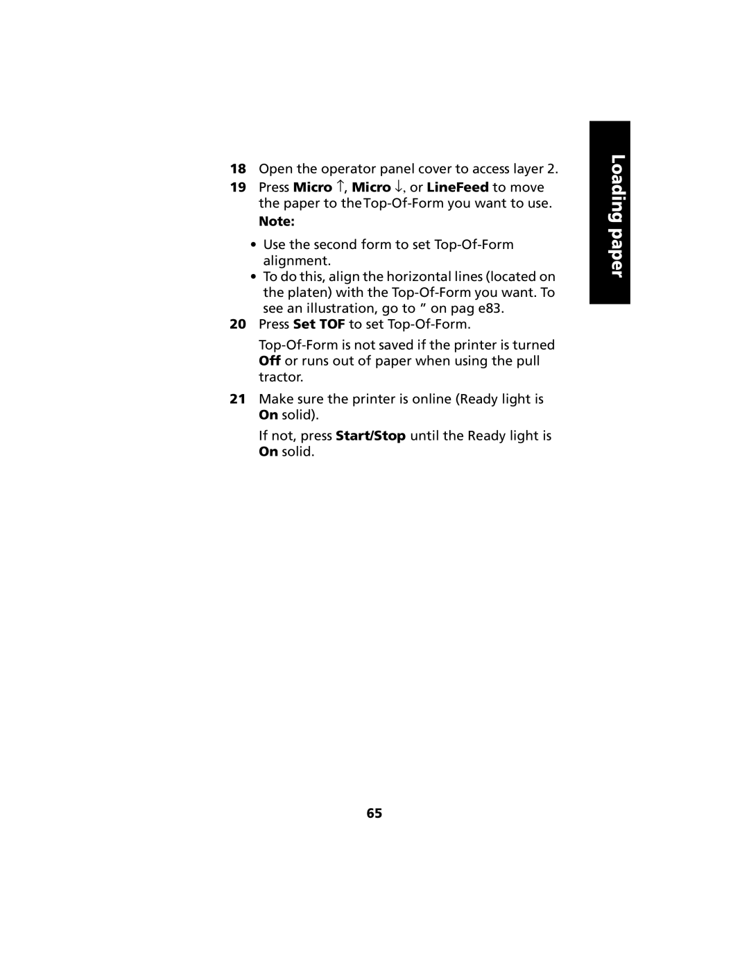 Lexmark 2480 manual Loading paper 