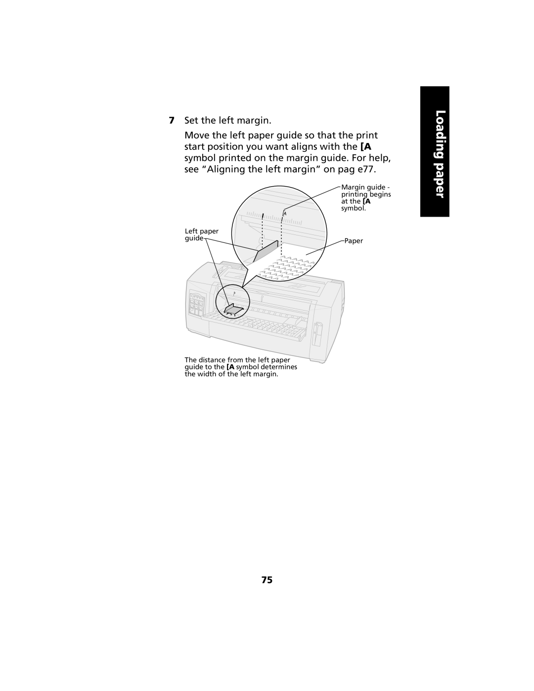 Lexmark 2480 manual Loading paper 