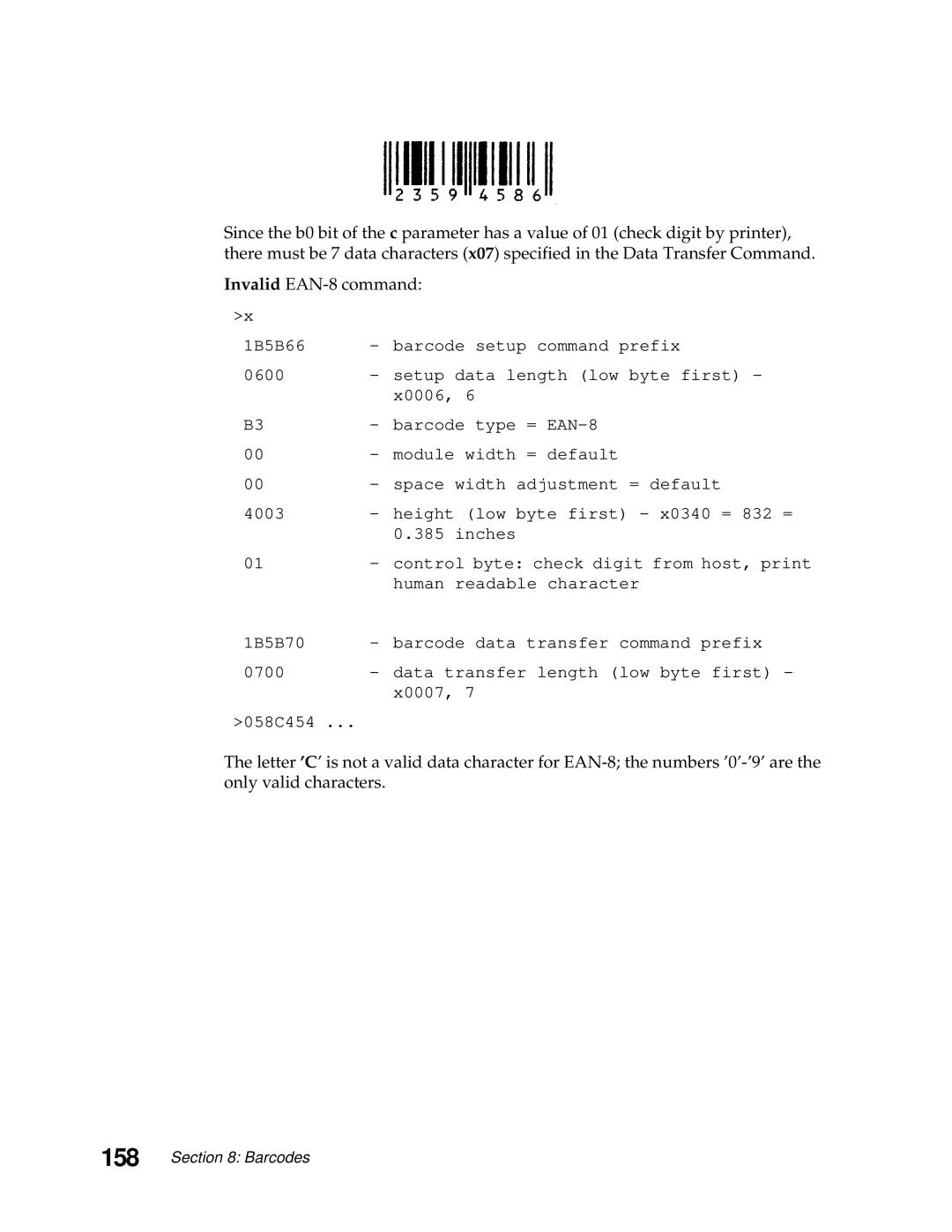 Lexmark 249X, 248X manual Barcodes 