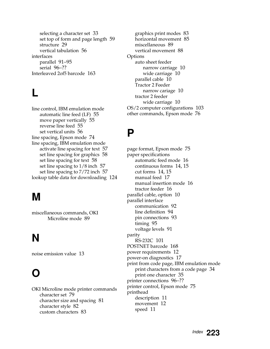 Lexmark 248X, 249X manual Index 