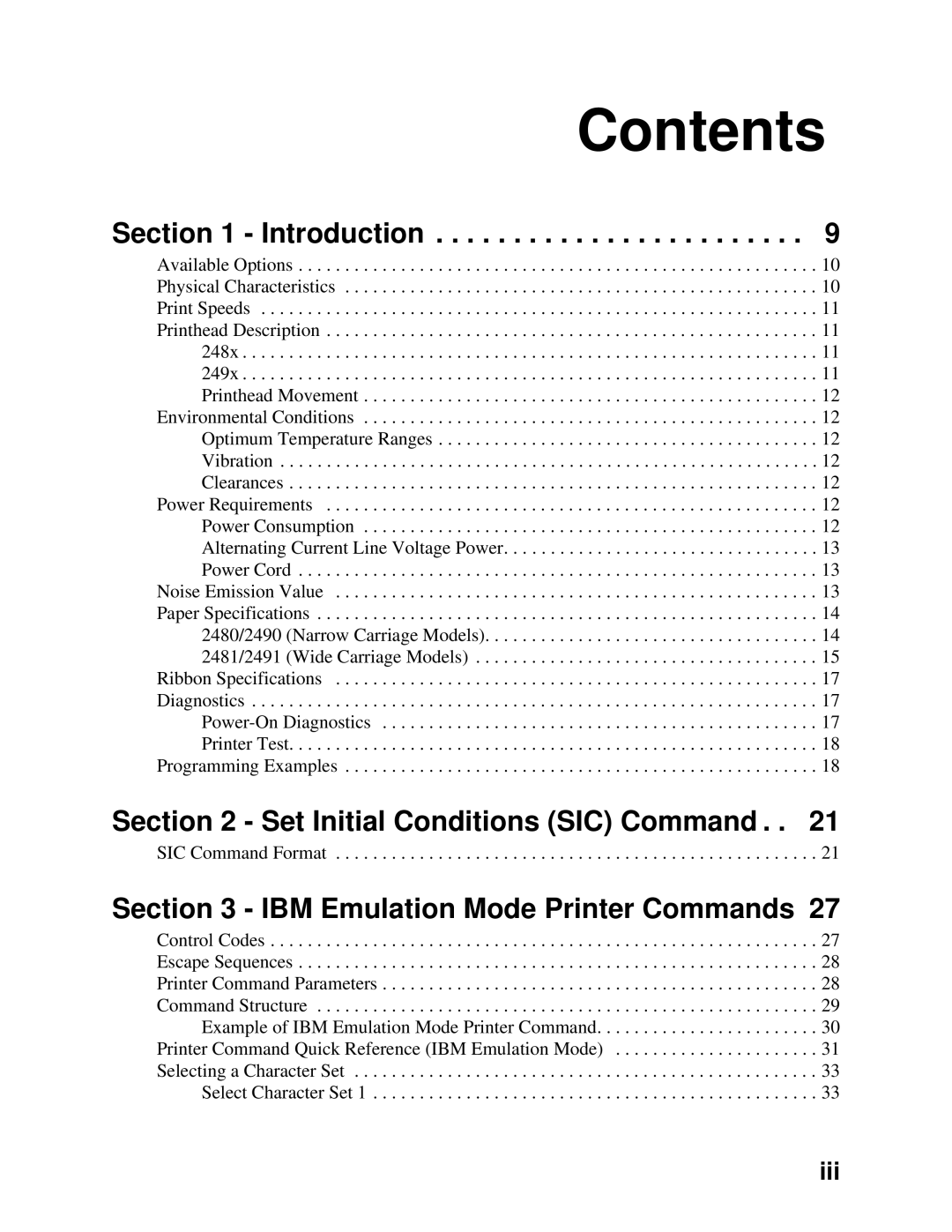 Lexmark 248X, 249X manual Contents 