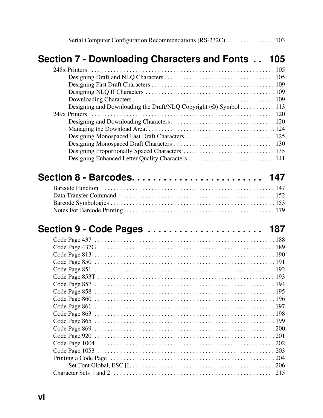 Lexmark 249X, 248X manual Barcodes 