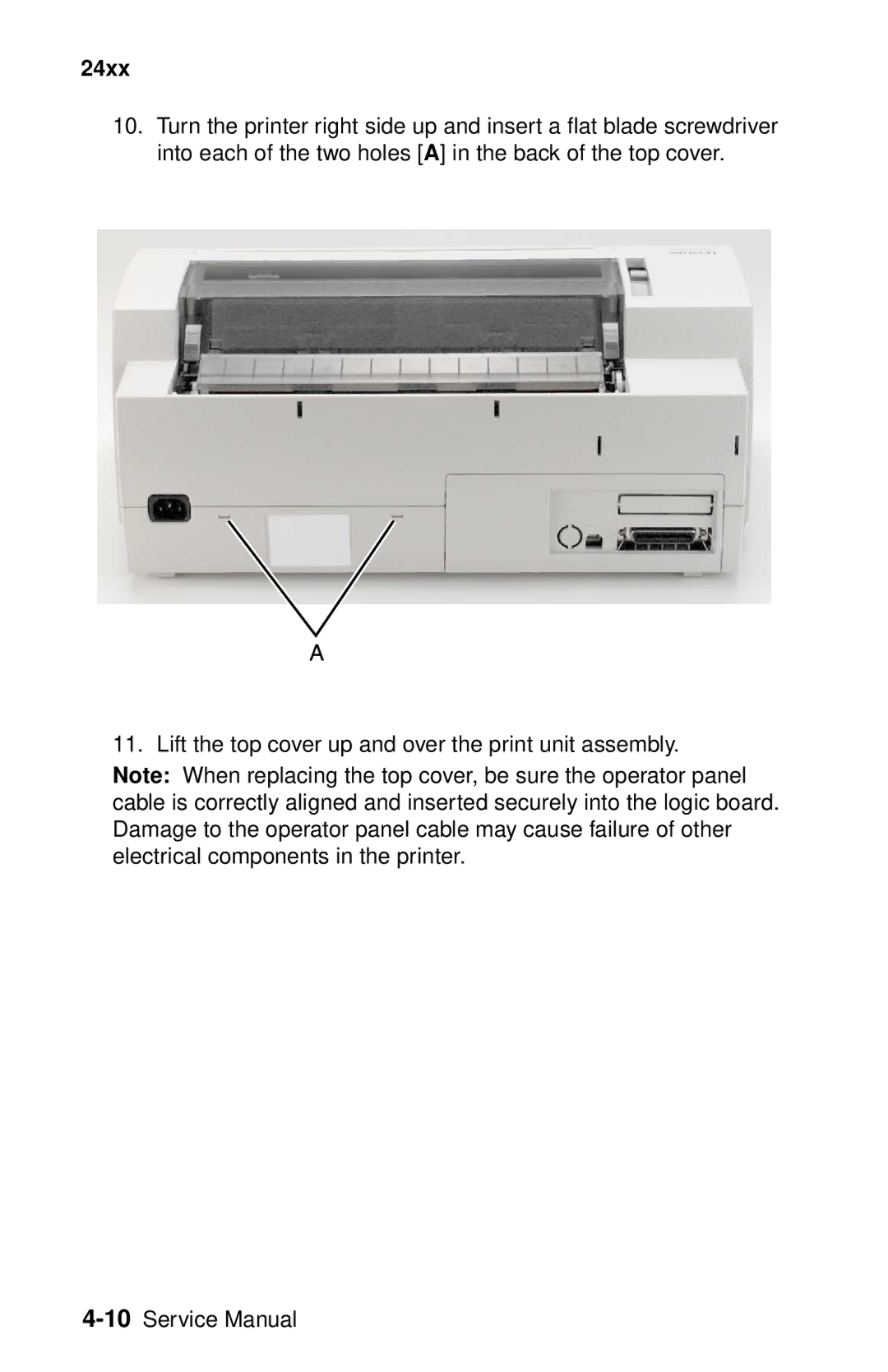 Lexmark 24XX-100 manual 24xx 