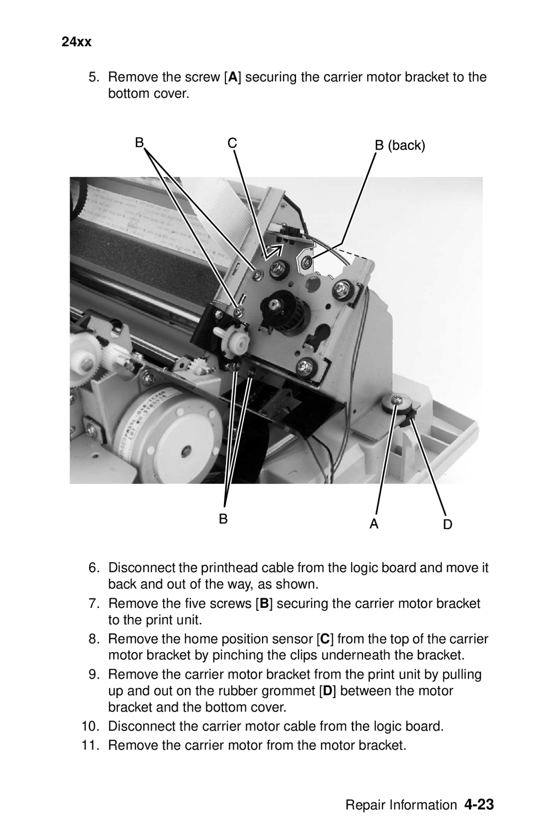 Lexmark 24XX-100 manual 24xx 