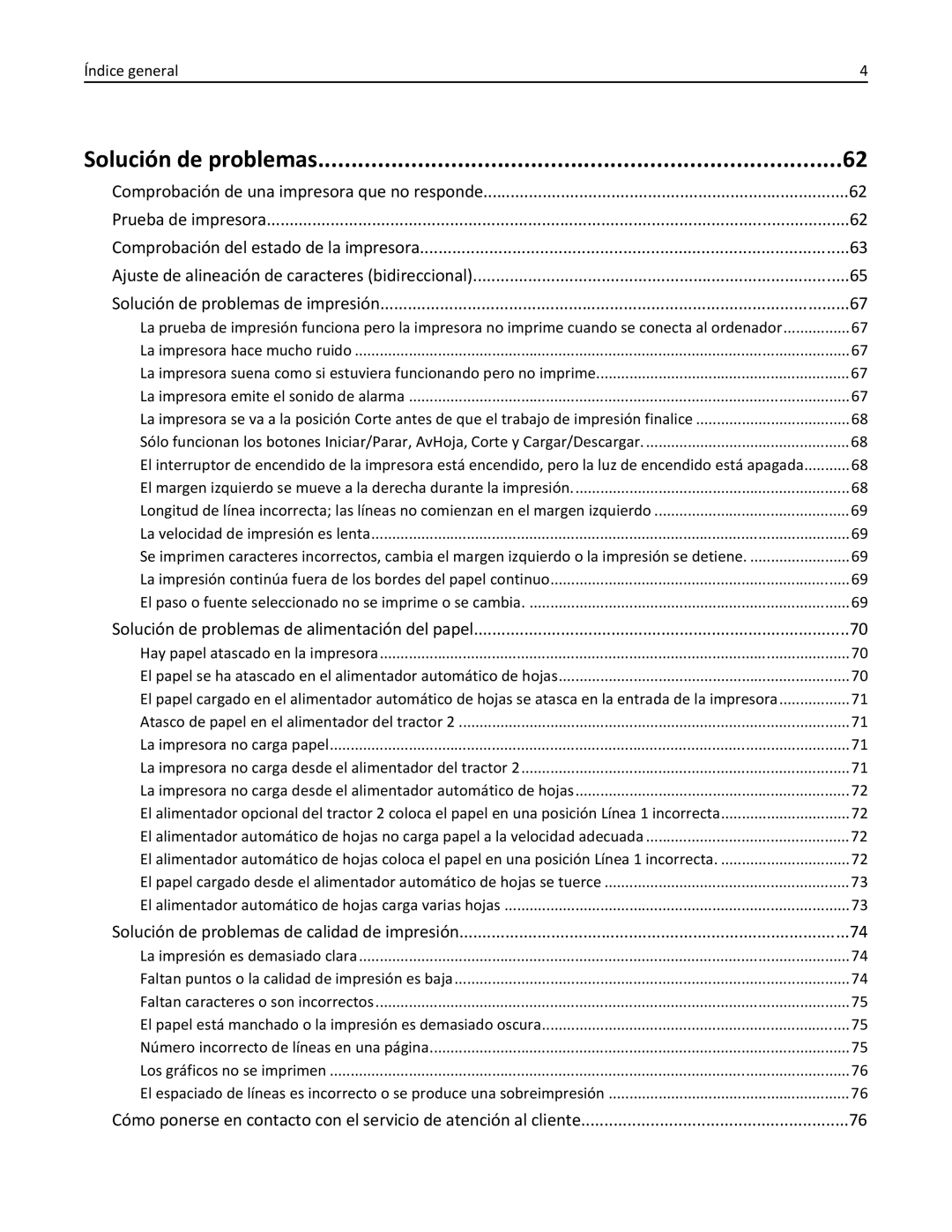 Lexmark 2500 manual Solución de problemas de alimentación del papel 