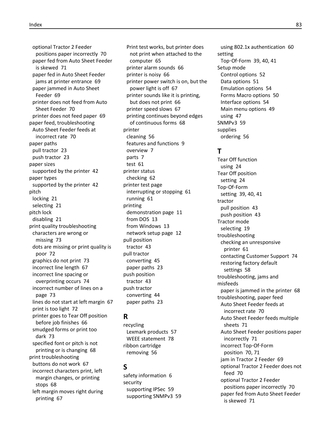 Lexmark 2500 manual 