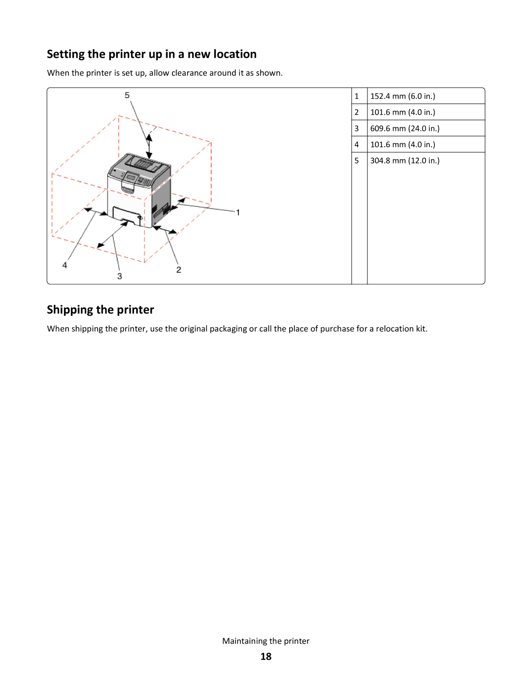 Lexmark 25C0044, 25A0592 manual Setting the printer up in a new location, Shipping the printer 