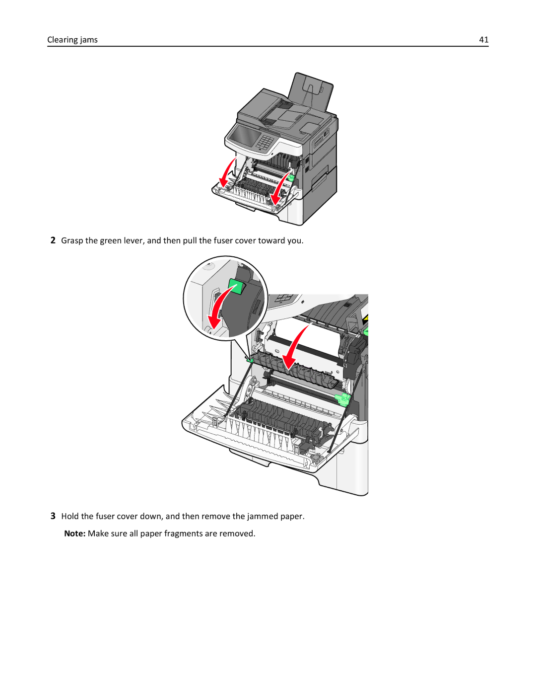 Lexmark X548DE, 26GT220 manual 