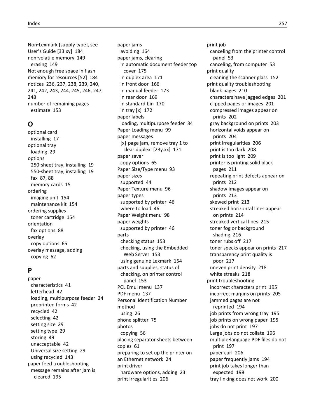 Lexmark 279 manual 