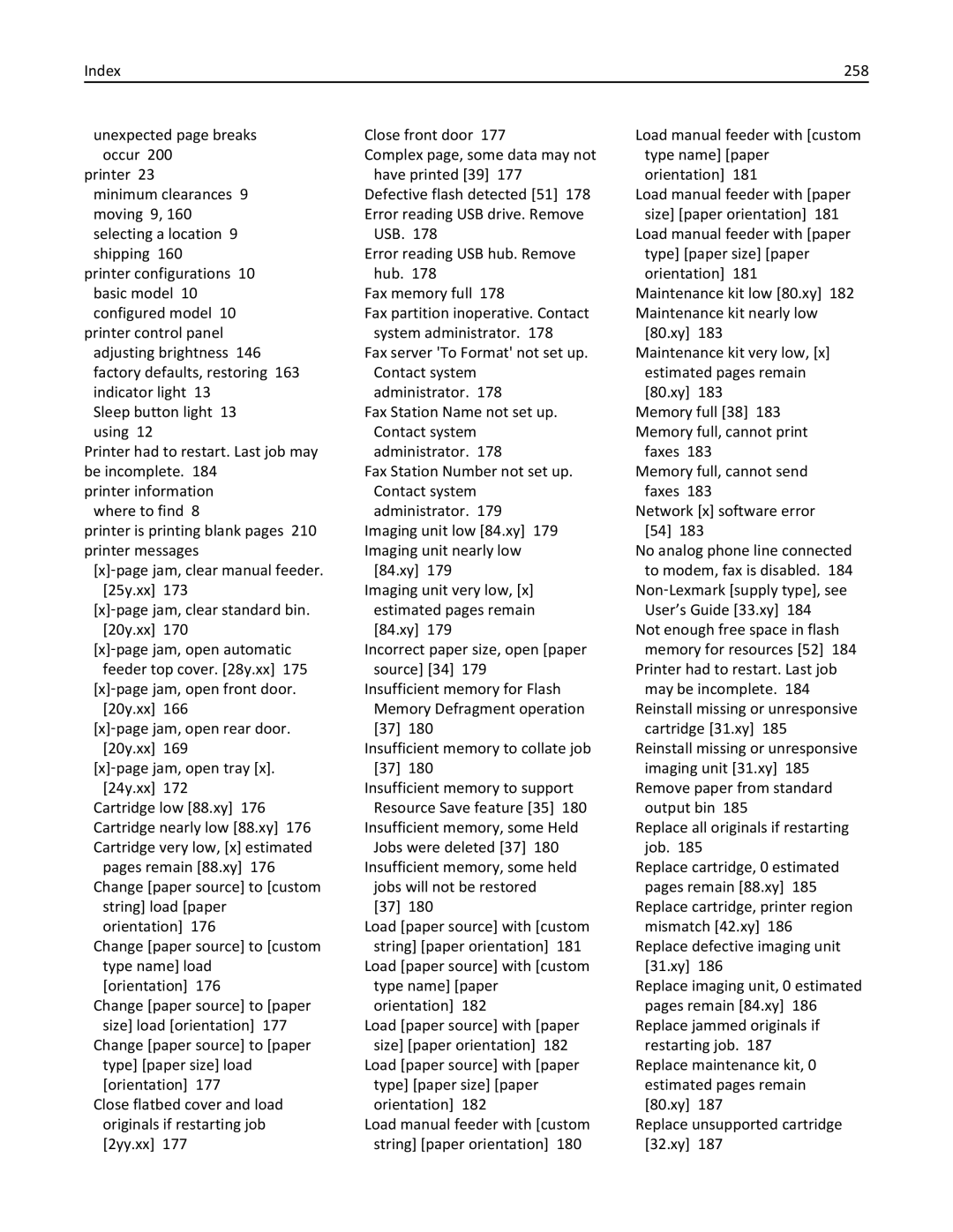 Lexmark 279 manual 