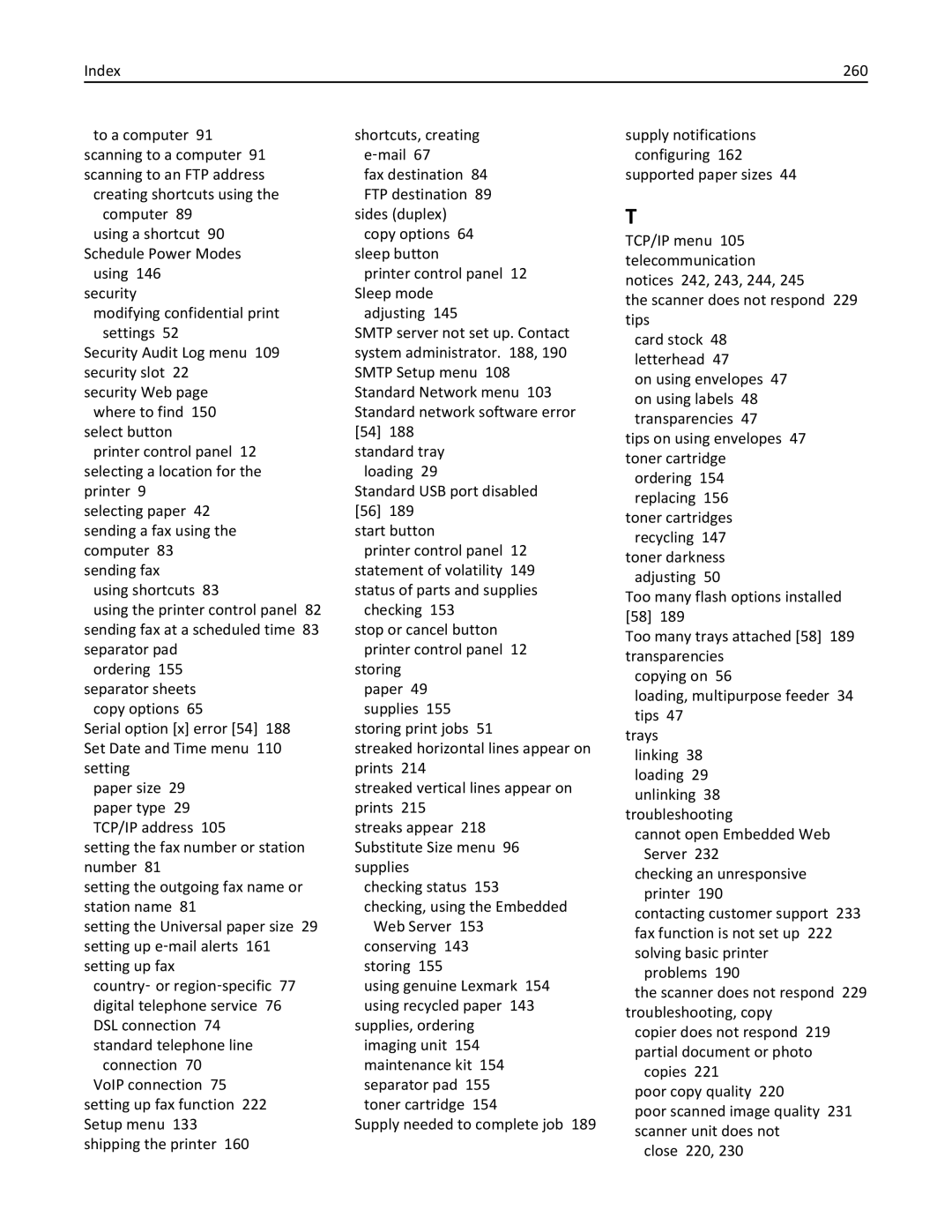 Lexmark 279 manual 