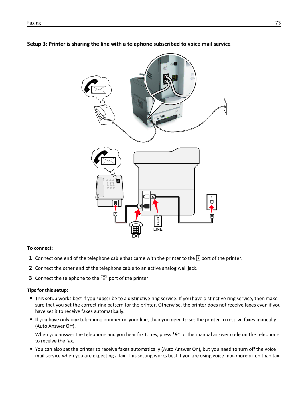 Lexmark 279 manual To connect 