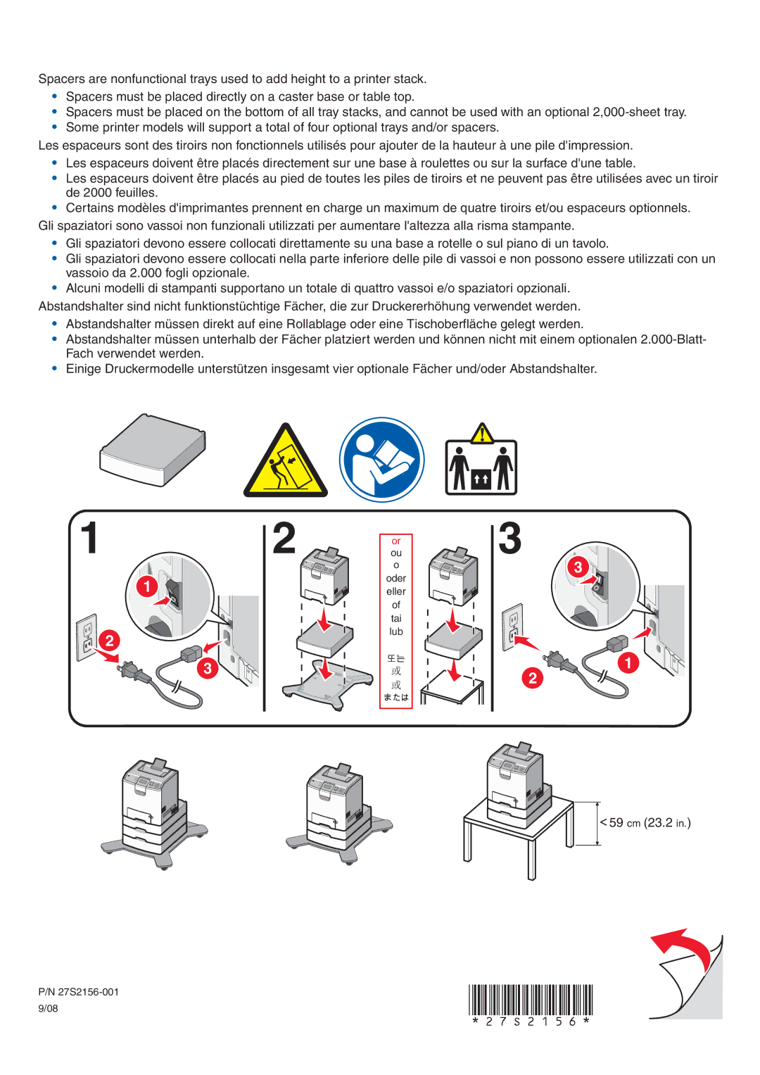 Lexmark 27S2156-001 manual 