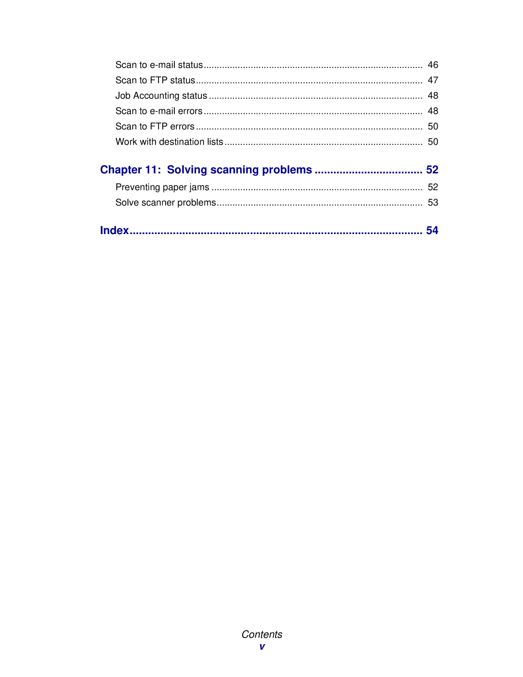 Lexmark 3200 manual Solving scanning problems 