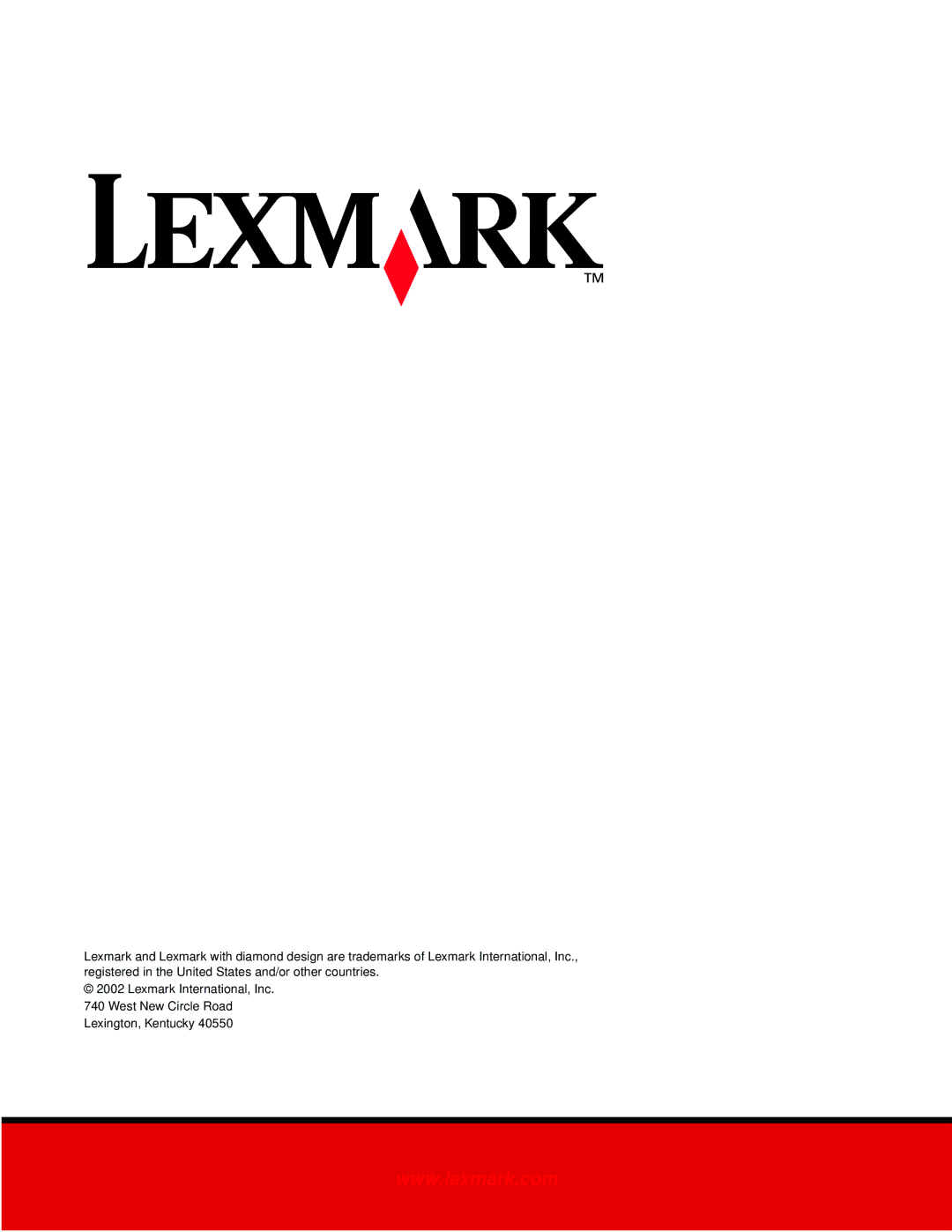 Lexmark 3200 manual 