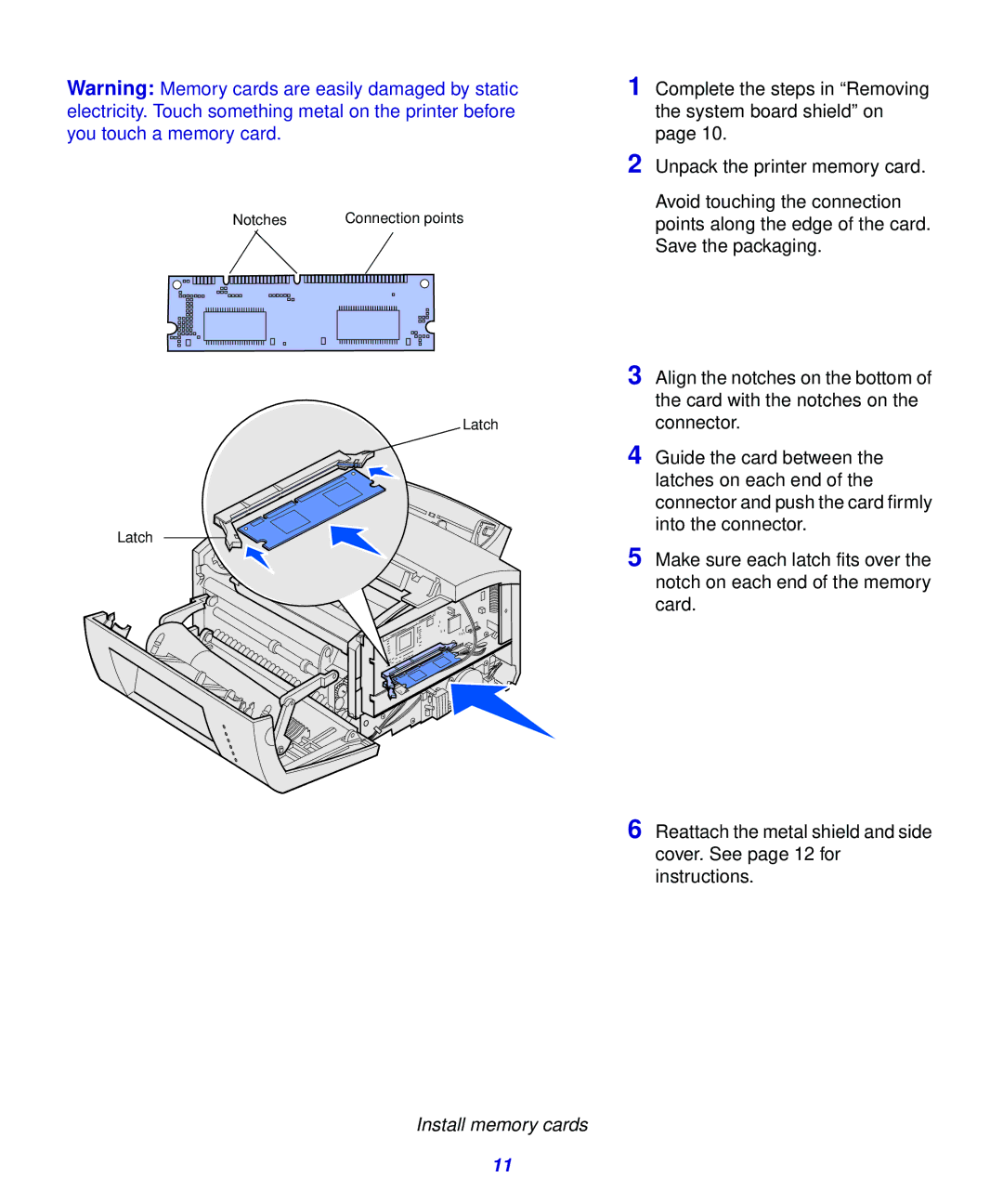 Lexmark 323, 321 setup guide Notches 