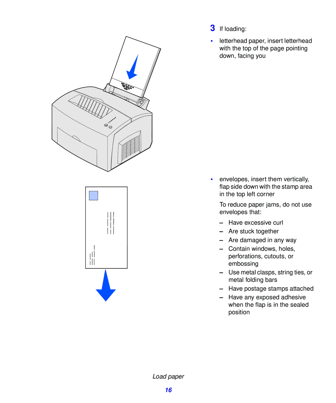 Lexmark 321, 323 setup guide Load paper 