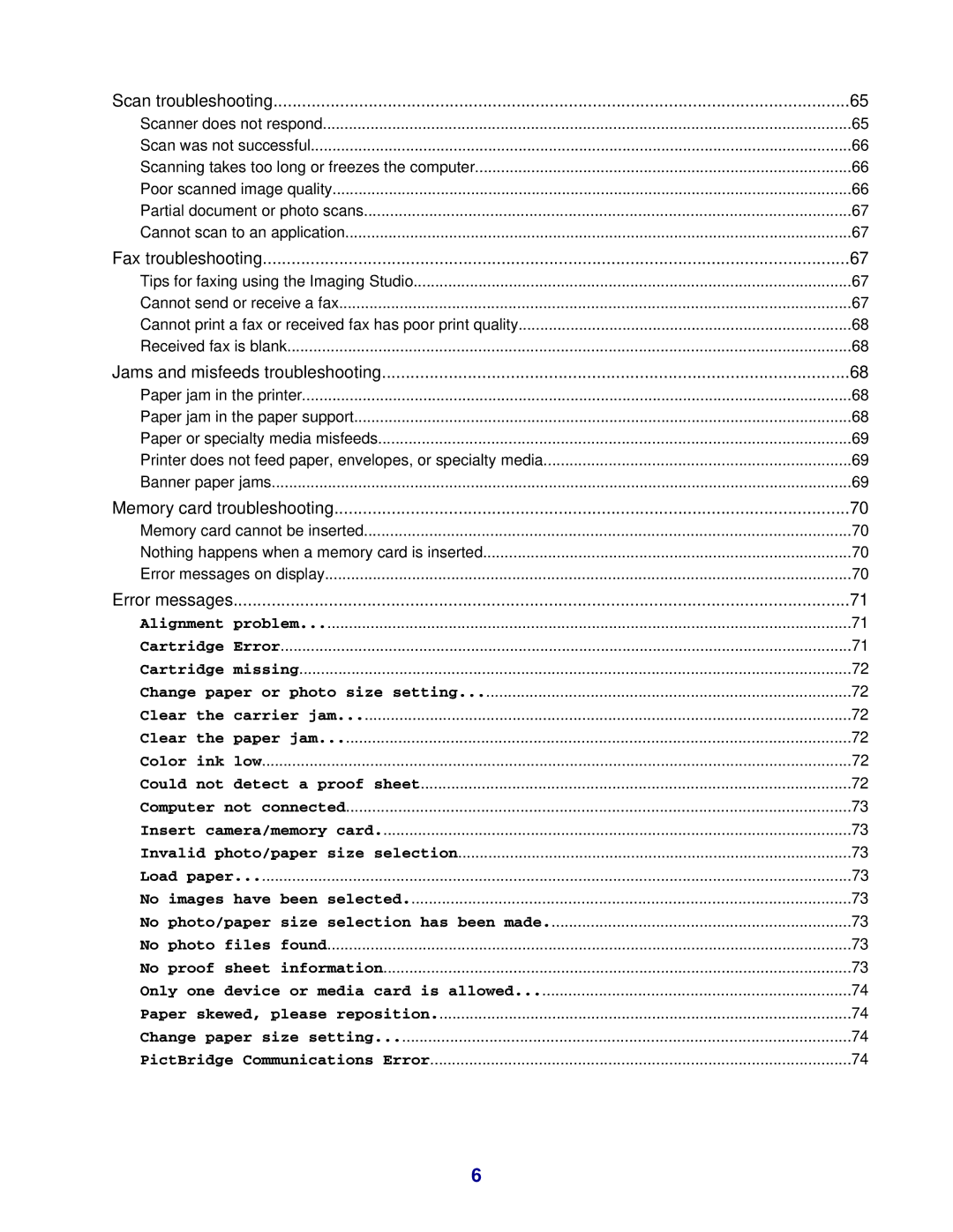 Lexmark 3400 Series manual Scan troubleshooting 