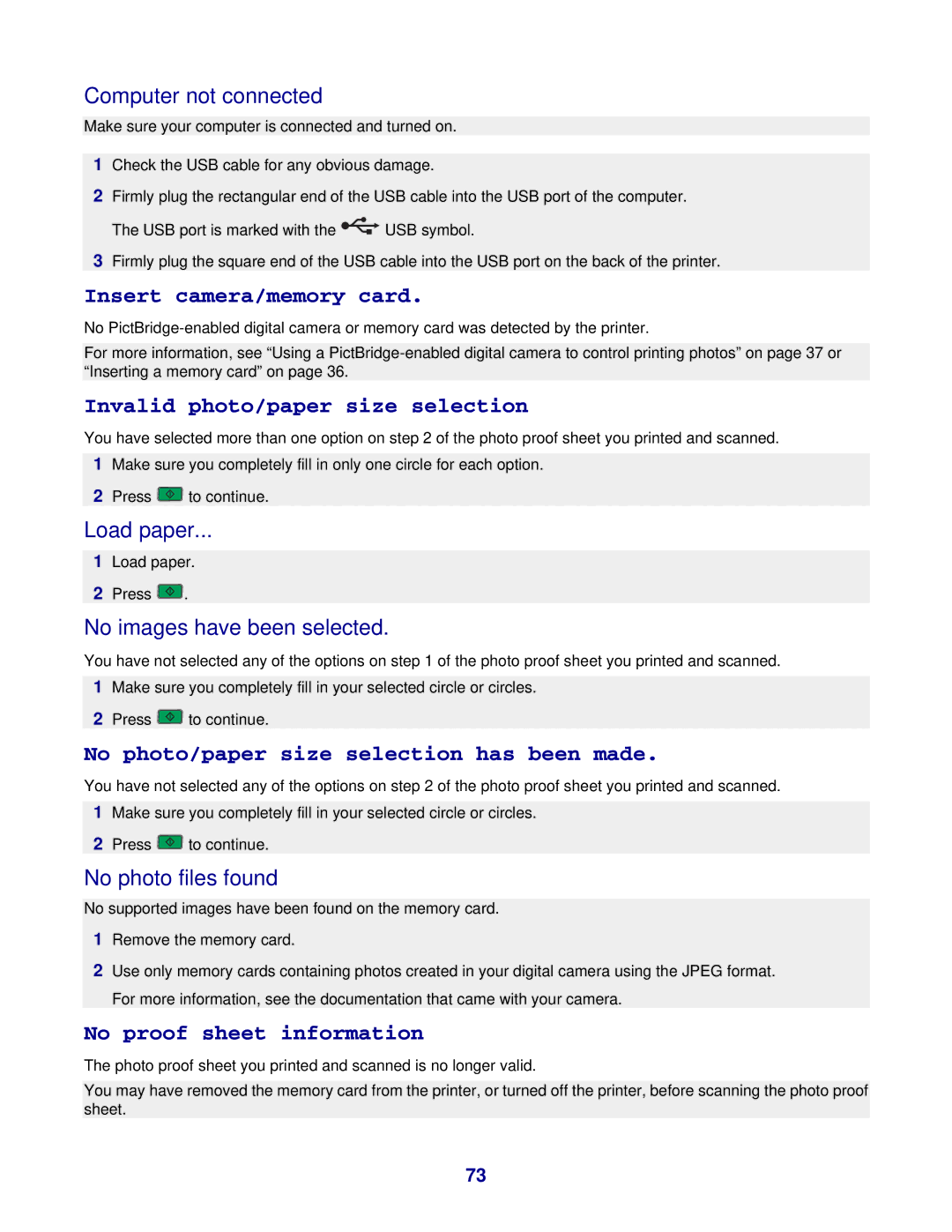 Lexmark 3400 Series manual Load paper 