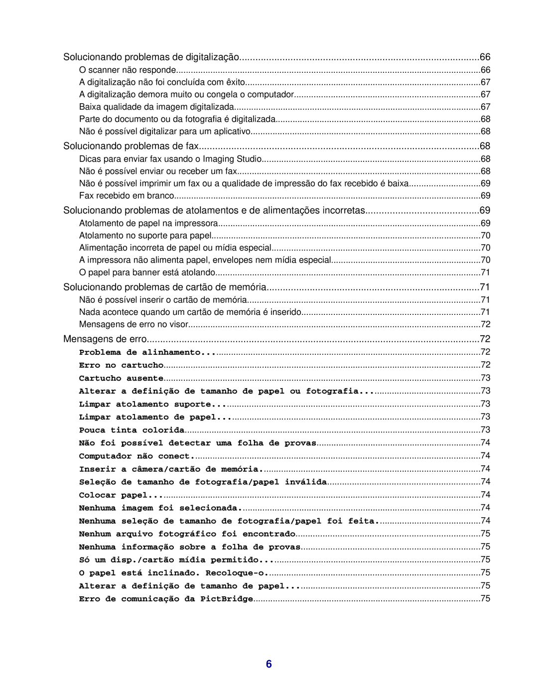 Lexmark 3400 manual Solucionando problemas de digitalização 