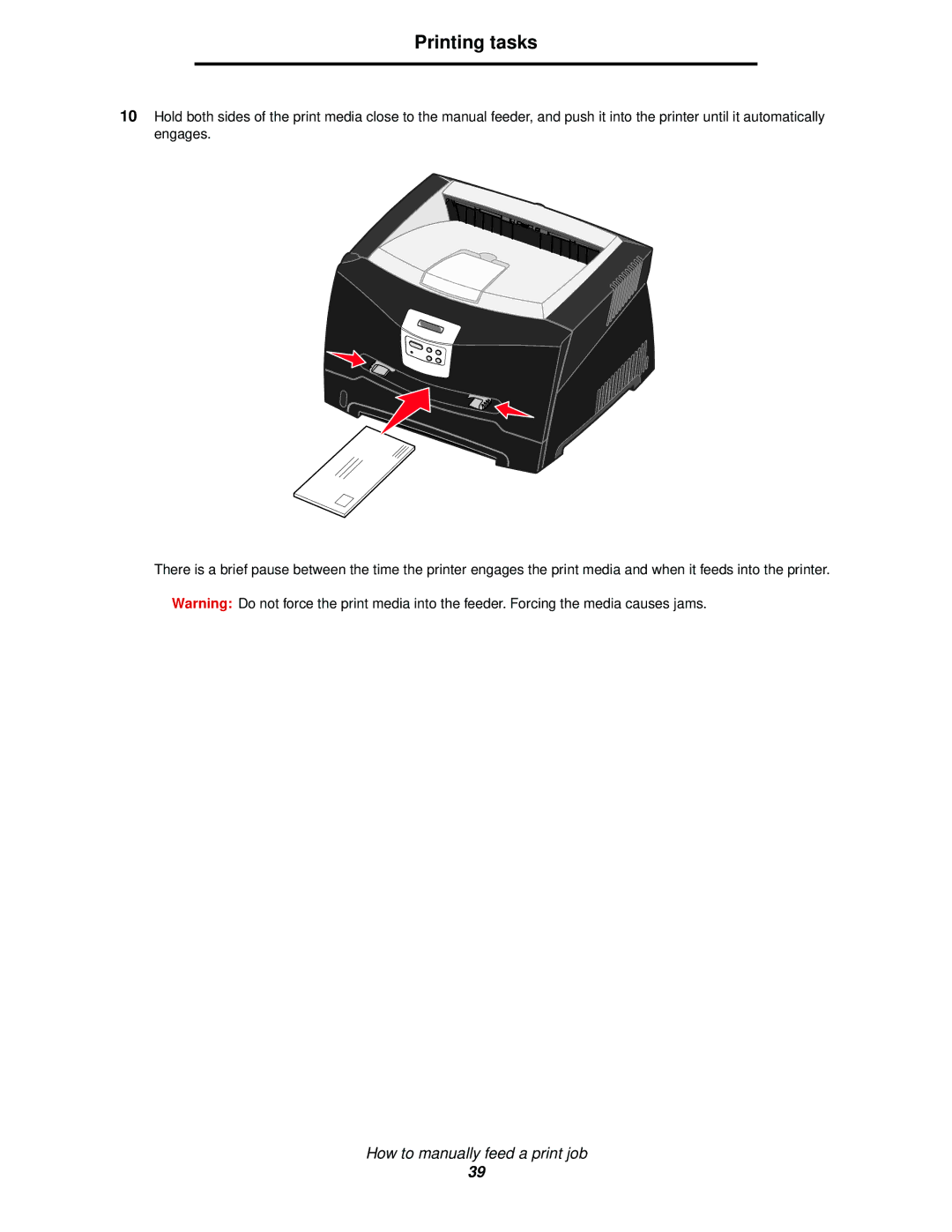 Lexmark 340, 342n manual Printing tasks 