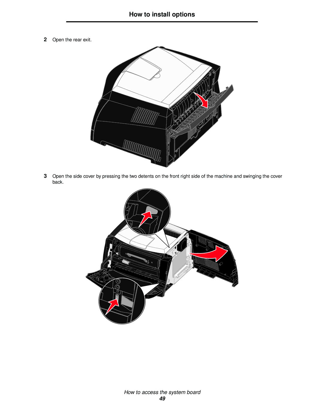 Lexmark 340, 342n manual How to install options 