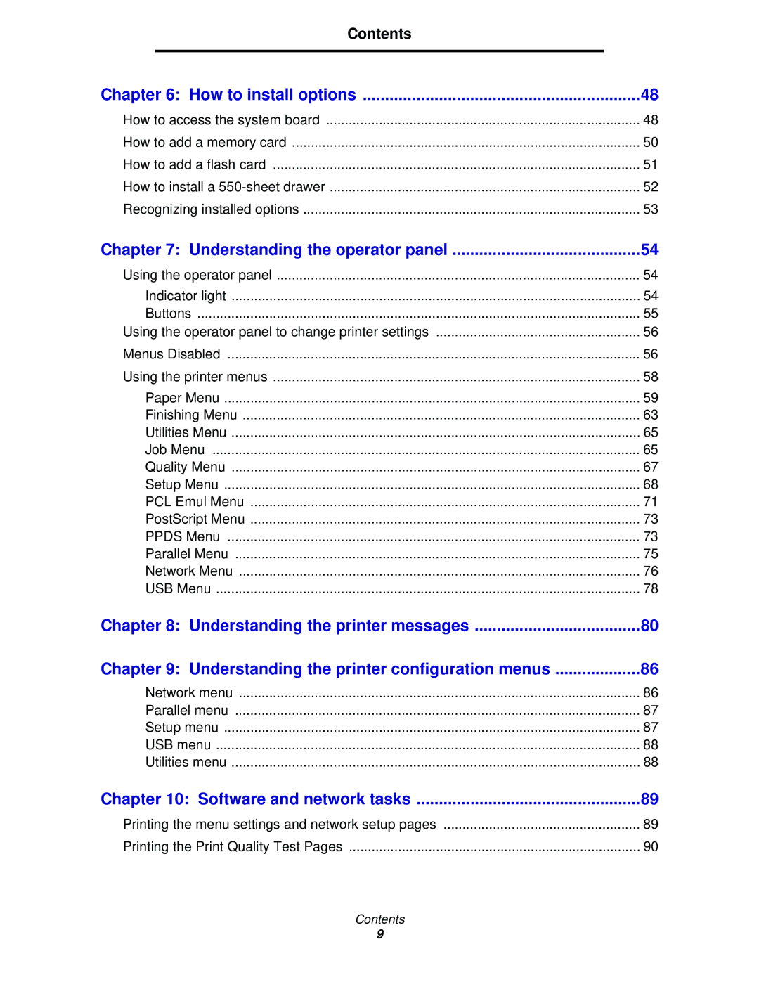 Lexmark 340, 342n manual How to install options 