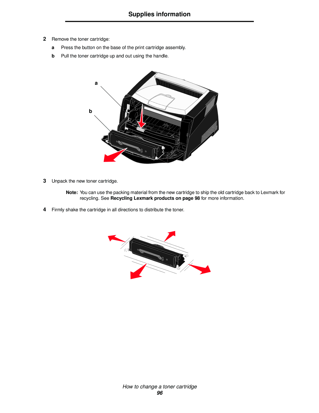 Lexmark 342n, 340 manual Supplies information 