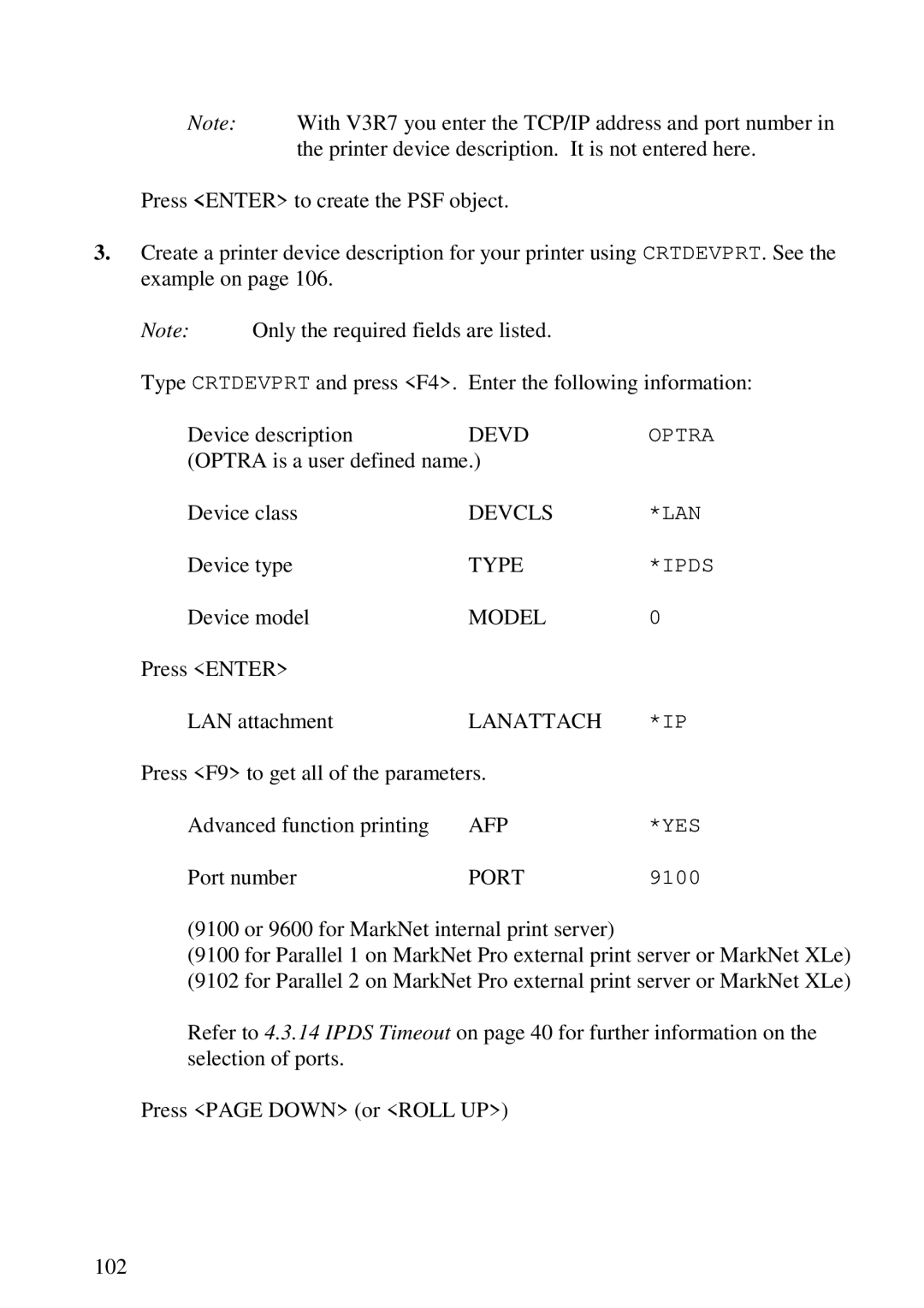 Lexmark 3455 manual Devcls 