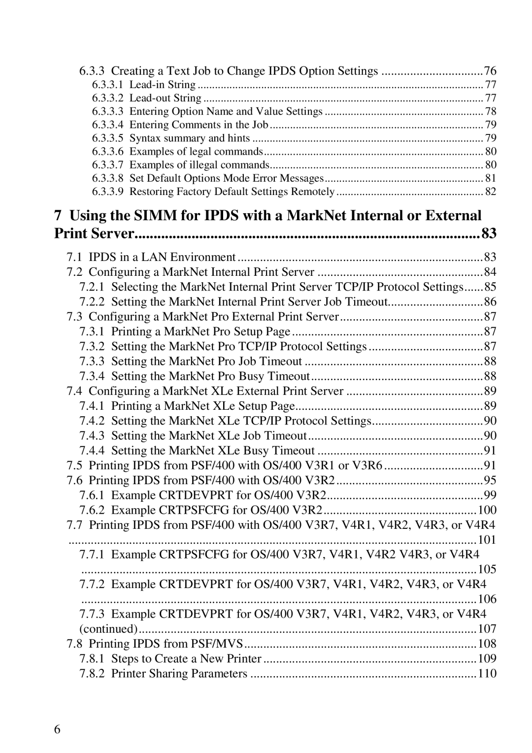 Lexmark 3455 manual Using the Simm for Ipds with a MarkNet Internal or External 