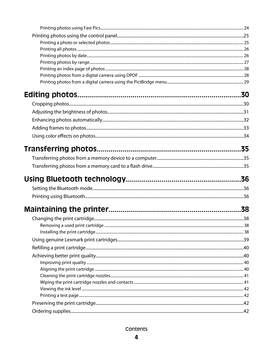 Lexmark 350 Series manual Using Bluetooth technology 