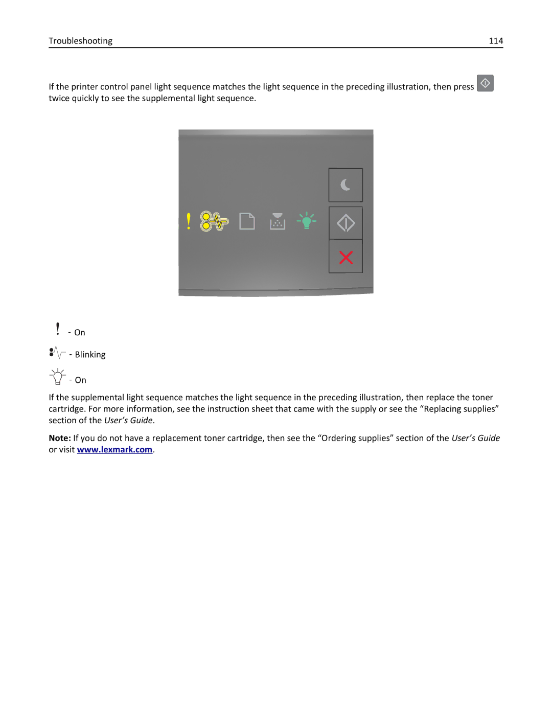 Lexmark 35ST101, MS310DN, 220 manual ‑ On 