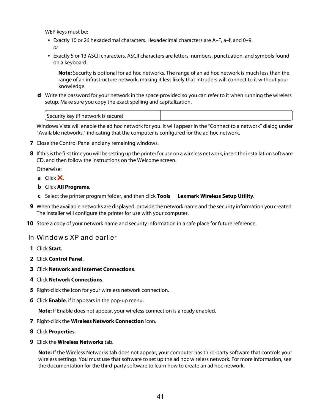 Lexmark 3600 Series manual Click All Programs 