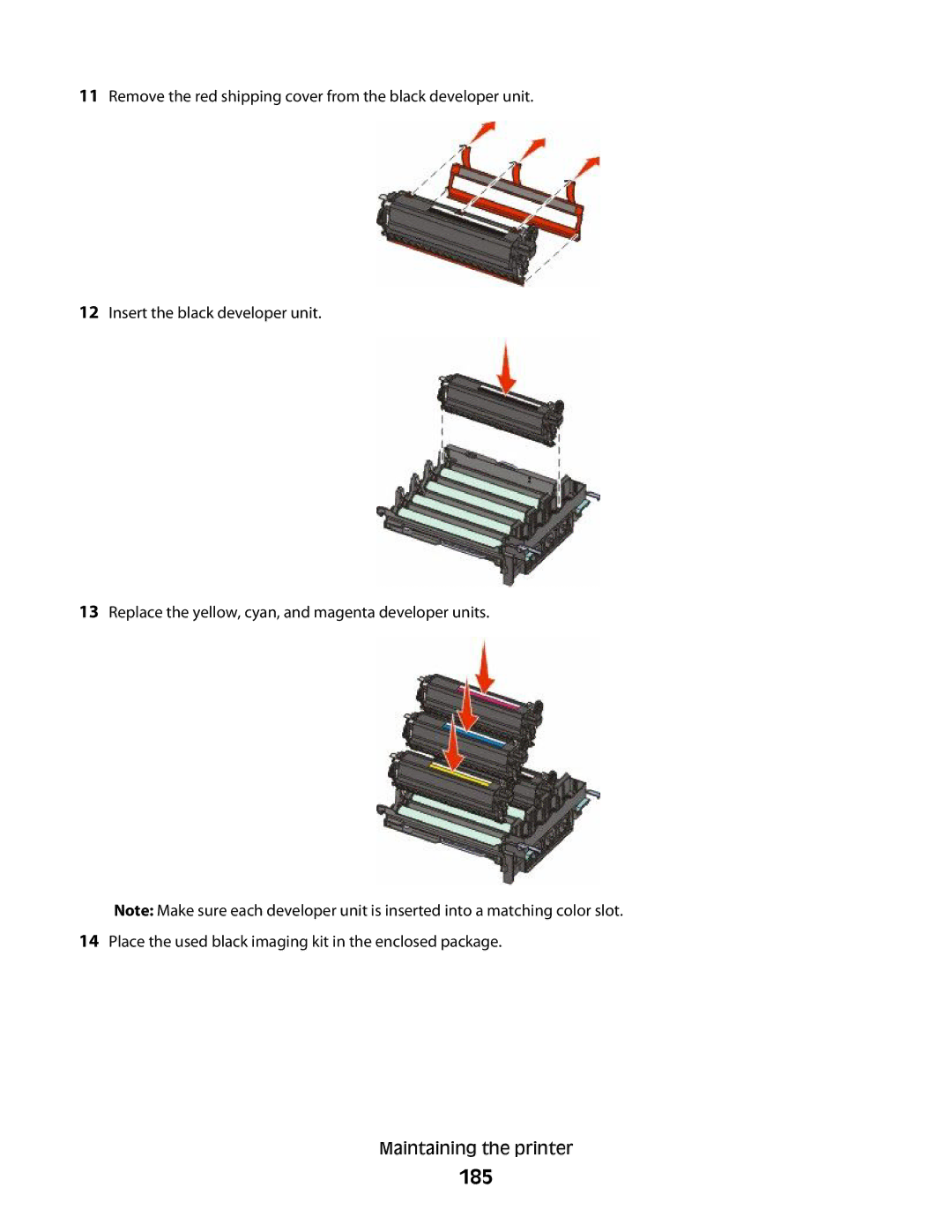 Lexmark 382, 387, 386, 383, 356, 352, 332, 336, 333, 337, 133, 138, 131 manual 185 