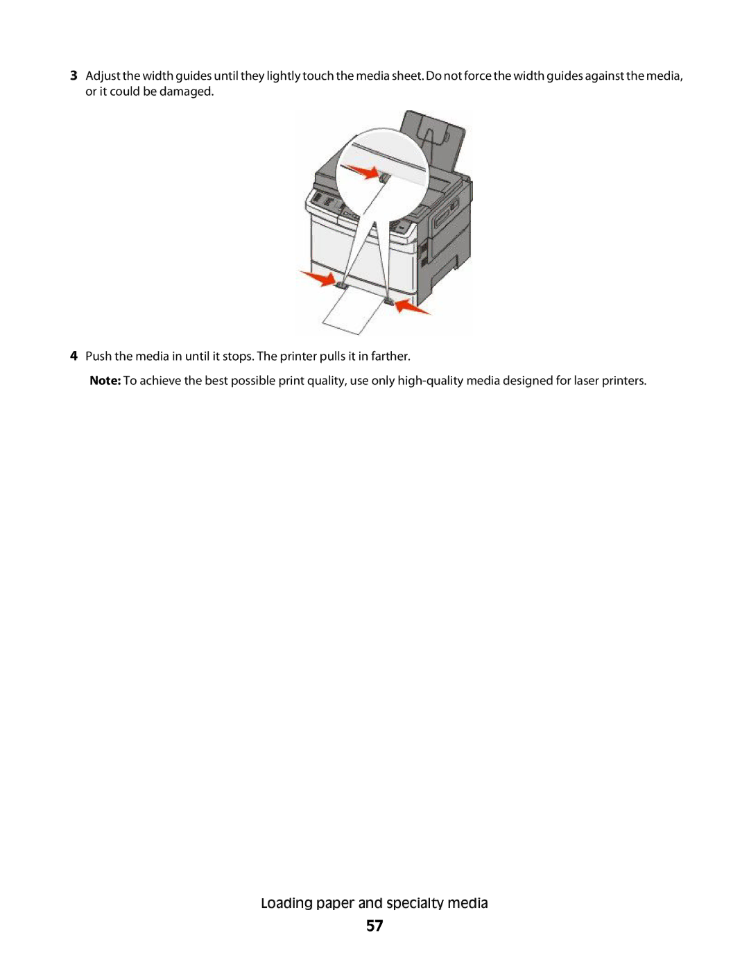 Lexmark 352, 387, 386, 383, 382, 356, 332, 336, 333, 337, 133, 138, 131 manual Loading paper and specialty media 