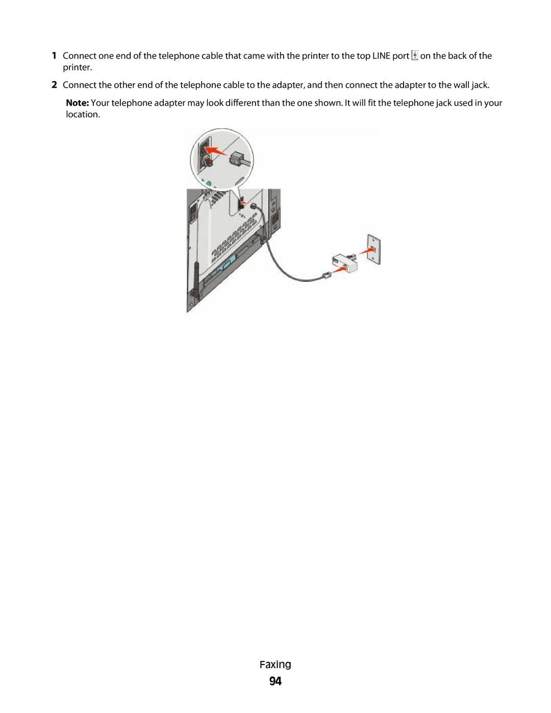 Lexmark 382, 387, 386, 383, 356, 352, 332, 336, 333, 337, 133, 138, 131 manual Faxing 