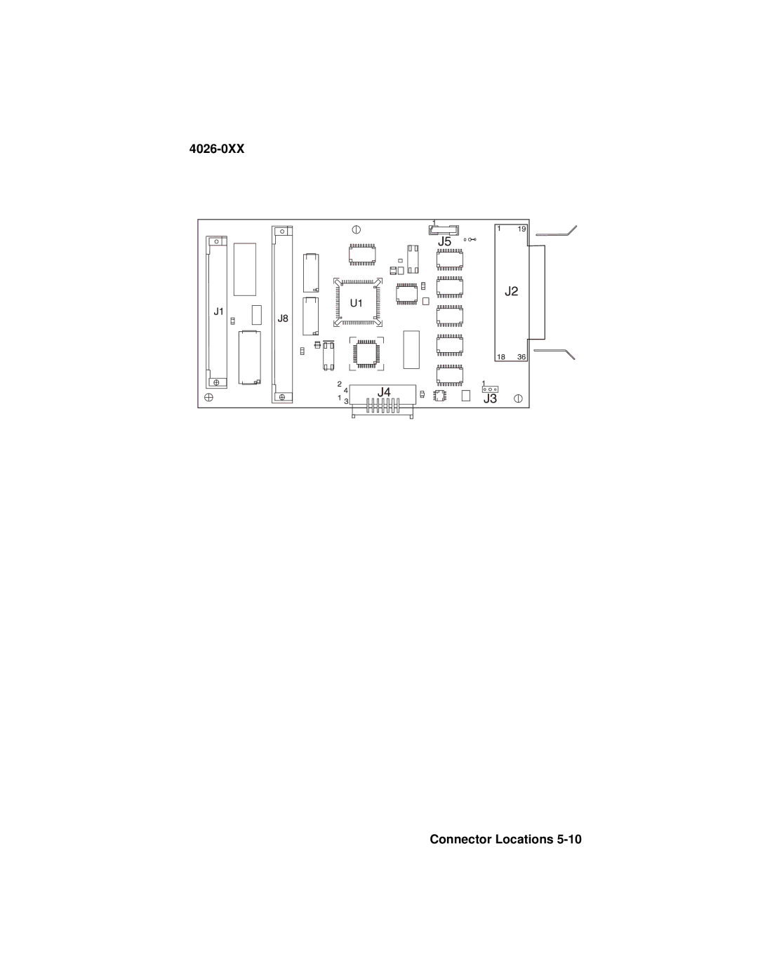 Lexmark manual 4026-0XX Connector Locations 