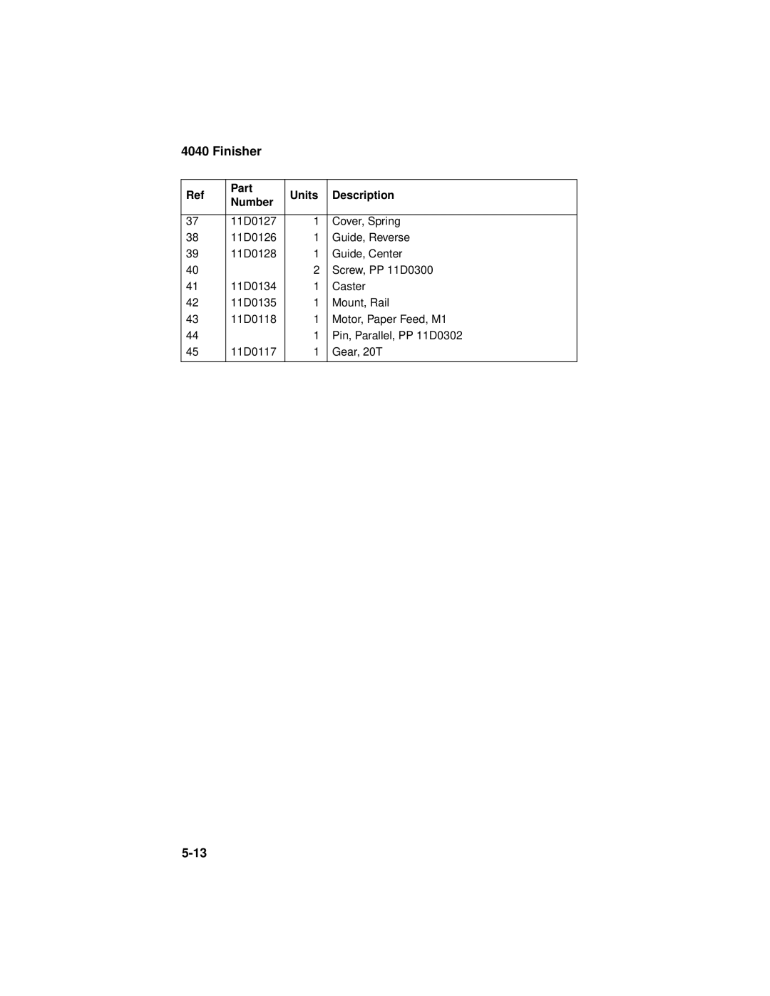 Lexmark 4040-FIN manual Finisher 