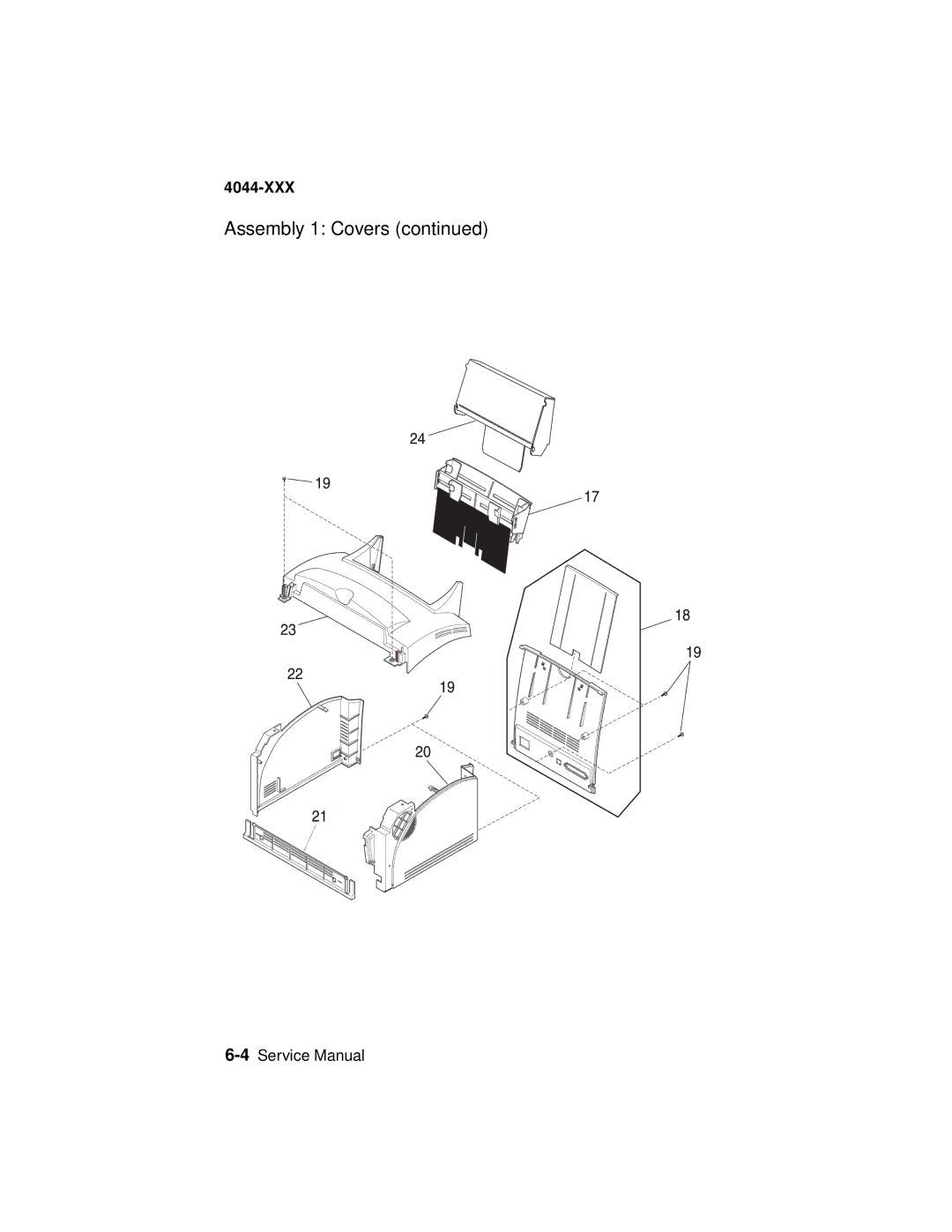 Lexmark 4044-XXX, E310 manual Assembly 1 Covers 