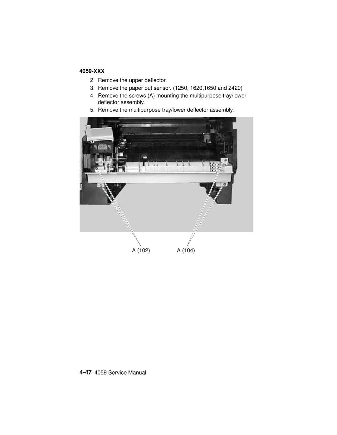 Lexmark 4059-XXX manual 