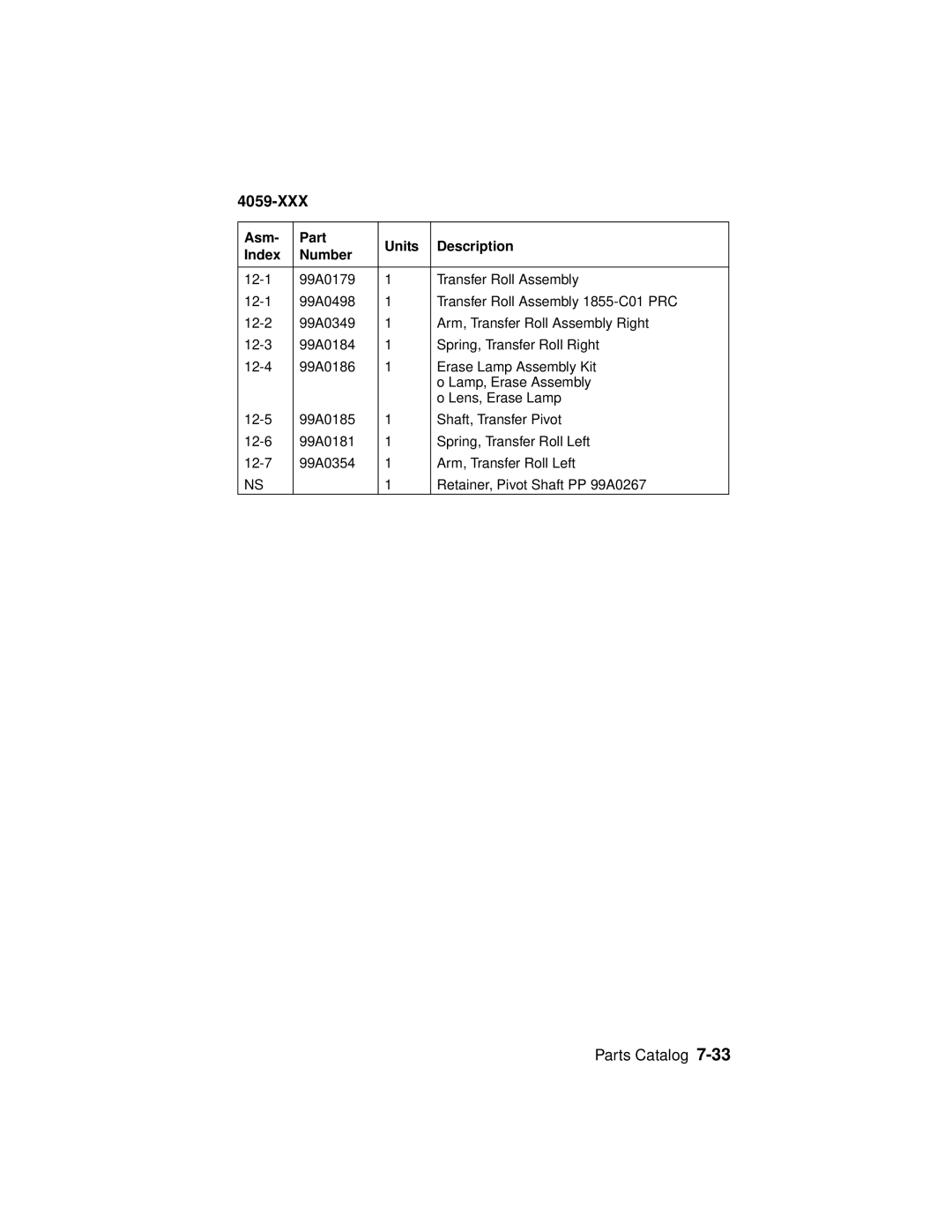 Lexmark 4059-XXX manual 